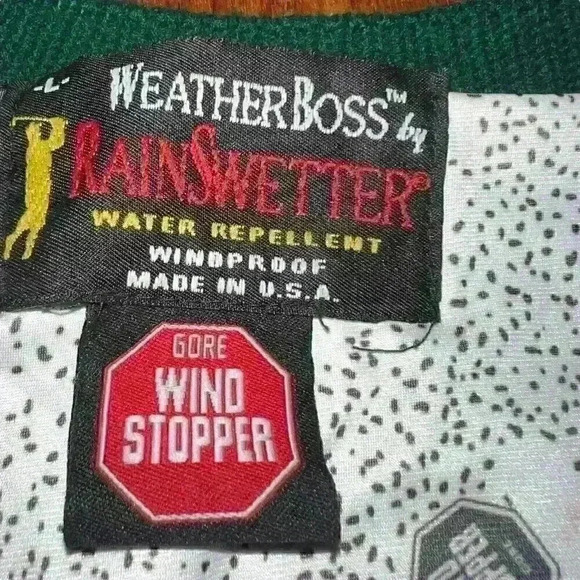 VTG WeatherBoss Rainswetter Sz L water Golf Vest Rain Repellent Windproof - Picture 5 of 14